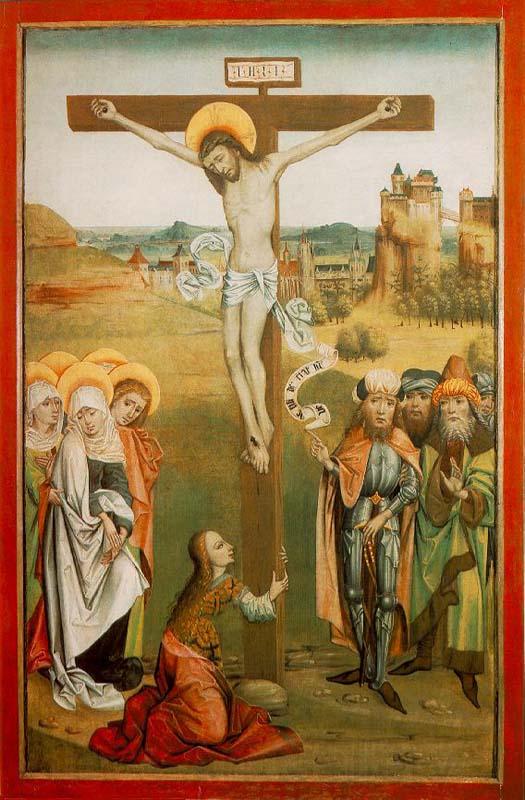 unknow artist Crucifixion Germany oil painting art